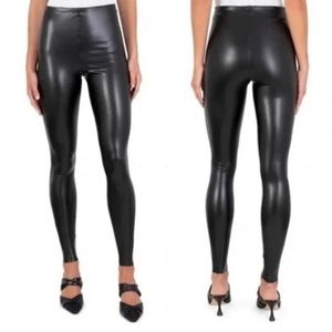 JOIE Women's XL Limited Edition Black Vegan Leather Pants/ Leather Leggings NWT